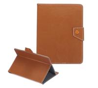 sourcing map Universal 8 Inch Tablet Case, Protective Folio PU Leather Shell Case for 8.0-8.7 Inch Touchscreen Tablet, Brown