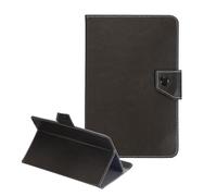 sourcing map Universal 9 Inch Tablet Case, Protective Folio PU Leather Shell Case for 9.0-9.7 Inch Touchscreen Tablet, Black