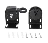 sourcing map Universal Cordless Crank Bracket Roller Blinds Mounting Bracket Replacement Parts for Indoor/Outdoor Sun Roller Shade Steel 1 Set Black