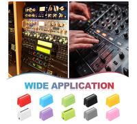 sourcing map Universal Fader Knobs, Multi-Color Mixer Fader Caps Slide