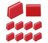 sourcing map Universal Fader Knobs, Red Mixer Fader Caps Slider Potentiometer Replacement Plastic for DJ Controller Mixer Console, 10 Pack