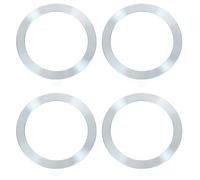 sourcing map Universal Metal Ring Sticker Wireless Magnetic Charger Magnet Ring Stickers 56x1 Mm(ODxT) for Phone Case for All Cellphones, 4 Pack, Light Blue