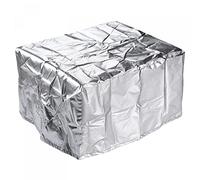 sourcing map Universal Monitors Printer Dust Cover 19.7x17.7x11.8 Inch Oxford Fabric Antistatic Waterproof Multi-Function Sleeve for Protection, Silver