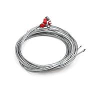 sourcing map Universal Motorcycle 5Pcs 1.8m Length Metal Clutch Line Cable Wire