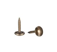 sourcing map Upholstery Nails Tacks 6mm Dia 8mm Height Retro Round Thumb Push Pins Bronze Tone for Furniture Sofa Headboards, 200 Pcs