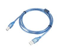 sourcing map USB 2.0 Printer Cable, 5.9ft USB Type A Male to Type B Male High Speed Scanner Cord for Computer Laptop Connect to Printer, Blue