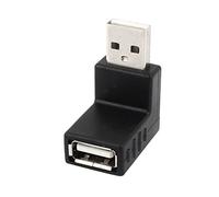 sourcing map USB 2.0 Type A Male to Female 90 Degree Right Angle Adapter Converter