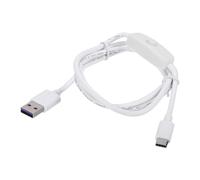 sourcing map USB A Switch Extension Cable, 20AWG Copper Core 5A USB C Male to Female Power Cord with on Off Switch, 1m Charging Cable for LED Strips, LED Desk Lamp, Laptop, White
