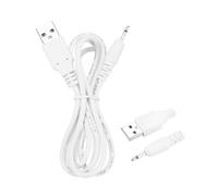 sourcing map USB to DC Power Cable 2A 5V DC Power Cord 2.5mm Jack Charging Plug Connector Cable Adapter for Fan Camera Phone Tablet Devices (3.3ft, White)