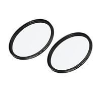 sourcing map UV Lens Filters, 62mm Slim Frame Multi-Coated Protective Lenses Filter for Camera Photography Accessories, Pack of 2