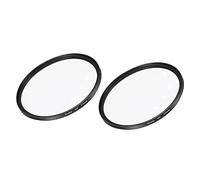 sourcing map UV Lens Filters, 77mm Slim Frame Multi-Coated Protective Lenses Filter for Camera Photography Accessories, Pack of 2
