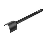 sourcing map V-Shaped Leather Punch, 25mm, Leather Cutter, Belt End Cutter, Carbon Steel V Shape Punch Tool for Crafting Strap Belt, Wallet and Bag