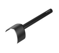 sourcing map V-Shaped Leather Punch, 35mm, Leather Cutter, Belt End Cutter, Carbon Steel V Shape Punch Tool for Crafting Strap Belt, Wallet and Bag