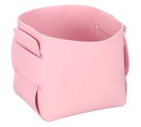 sourcing map Valet Tray Organizer, PU Leather Desktop Storage Organizer Box Tray Entryway Table Bedside Nightstand Catchall Vanity Tray for Jewelry Key Coin Watch Wallet (Pink)