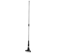 sourcing map Vehicle Car Screw Fixing Mount Dome Roof Antenna Black 60cm Long