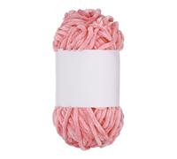 sourcing map Velvet Chenille Yarn Bulky Fluffy Chunky Yarn for Crochet Soft Chenille Blanket for Hand Knitting Crocheting (Bright Red, 87.5 Yards/80m)