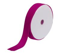 sourcing map Velvet Ribbon 1 1/2 Inch x 10 Yard Single Face Spool Silky Velvet Fabric for Bouquets DIY Crafts Gift Wrapping Wedding Party Rose Red