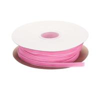 sourcing map Velvet Ribbon 1/4 Inch x 50 Yard Single Face Spool Silky Velvet Fabric for Bouquets DIY Crafts Gift Wrapping Wedding Party Pink