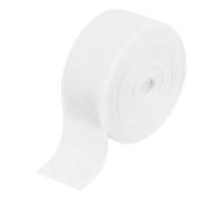 sourcing map Velvet Ribbon 1.5 Inch x 5 Yard Single Face Spool Silky Velvet Fabric for Bouquets DIY Crafts Gift Wrapping Wedding Party White