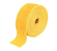 sourcing map Velvet Ribbon 1.5 Inch x 5 Yard Single Face Spool Silky Velvet Fabric for Bouquets DIY Crafts Gift Wrapping Wedding Party Yellow
