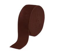 sourcing map Velvet Ribbon 2 Inch x 10 Yard Single Face Spool Silky Velvet Fabric for Bouquets DIY Crafts Gift Wrapping Wedding Party Brown