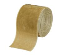 sourcing map Velvet Ribbon 2 Inch x 3 Yard Single Face Spool Silky Velvet Fabric for Bouquets DIY Crafts Gift Wrapping Wedding Party Khaki