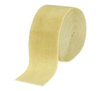 sourcing map Velvet Ribbon 2 Inch x 5 Yard Single Face Spool Silky Velvet Fabric for Bouquets DIY Crafts Gift Wrapping Wedding Party Light Khaki