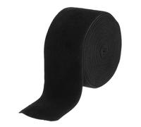 sourcing map Velvet Ribbon 2 Inch x 5 Yard Single Face Spool Silky Velvet Fabric for Bouquets DIY Crafts Gift Wrapping Wedding Party Black