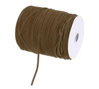 sourcing map Velvet Ribbon 200 Yard x 1/8 Inch Single Face Spool Silky Velvet Fabric for Bouquets DIY Crafts Gift Wrapping Wedding Party Dark Brown