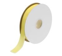 sourcing map Velvet Ribbon 3/4 Inch x 10 Yard Single Face Spool Silky Velvet Fabric for Bouquets DIY Crafts Gift Wrapping Wedding Party Light Yellow