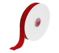 sourcing map Velvet Ribbon 3/4 Inch x 10 Yard Single Face Spool Silky Velvet Fabric for Bouquets DIY Crafts Gift Wrapping Wedding Party Red