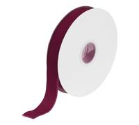 sourcing map Velvet Ribbon 3/4 Inch x 10 Yard Single Face Spool Silky Velvet Fabric for Bouquets DIY Crafts Gift Wrapping Wedding Party Deep Rose Red