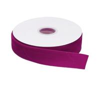 sourcing map Velvet Ribbon 3/4 Inch x 15 Yard Single Face Spool Silky Velvet Fabric for Bouquets DIY Crafts Gift Wrapping Wedding Party Rose Red