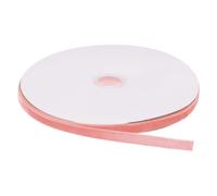 sourcing map Velvet Ribbon 3/8 Inch x 25 Yard Single Face Spool Silky Velvet Fabric for Bouquets DIY Crafts Gift Wrapping Wedding Party Deep Pink