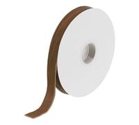 sourcing map Velvet Ribbon 5/8 Inch x 10 Yard Single Face Spool Silky Velvet Fabric for Bouquets DIY Crafts Gift Wrapping Wedding Deep Brown