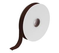 sourcing map Velvet Ribbon 5/8 Inch x 10 Yard Single Face Spool Silky Velvet Fabric for Bouquets DIY Crafts Gift Wrapping Wedding Party Brown
