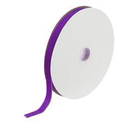 sourcing map Velvet Ribbon 5/8 Inch x 25 Yard Single Face Spool Silky Velvet Fabric for Bouquets DIY Crafts Gift Wrapping Wedding Party Bright Purple