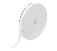 sourcing map Velvet Ribbon 5/8 Inch x 25 Yard Single Face Spool Silky Velvet Fabric for Bouquets DIY Crafts Gift Wrapping Wedding Party White