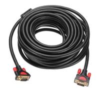 sourcing map VGA Cable 10m 15 Pin Male to Male Video Cable Adapter Cord for Laptops TV PC Computer Monitor Screen Projector, Black(33ft)