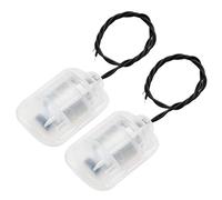 sourcing map Vibration Motors DC 12V 4000RPM Massager Vibrating Motor with White Shell 58x44x30mm 2Pcs