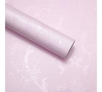 sourcing map Vintage Floral Wallpaper, 60cm x 10M Self Adhesive Wallpaper Vinyl Waterproof Retro Peony Pattern Peel and Stick Contact Paper for Bedroom Kitchen Countertop Bathroom, Pink