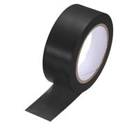 sourcing map Vinyl Floor Tape 1.6" x 108 ft Floor Marking Tape Black | Non-Abrasive,Outdoor Playing Field Marking Equipment for Warehouse Gyms Athletics Restaurants