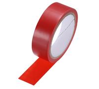 sourcing map Vinyl Floor Tape 30mm x 16.5m Non-Abrasive Floor Marking Tape Outdoor Playing Field Marking Equipment for Warehouse Gyms Athletics Restaurants, Red