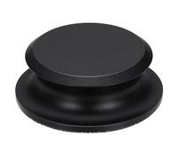 sourcing map Vinyl Record Weight Stabilizer,172g/6oz Aluminum Record Clamp Weight Disc Stabilizer 2.7"x1" Turntable Vibration Damper Reducer for LP Players,Black