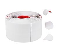 sourcing map Wall Corner Protector, 6cm x 3Meters Peel and Stick Molding Trim Wall Edge Guard, Flexible Self-Adhesive Inside & Outside Corner Trim Strip for Edge Ceiling, White