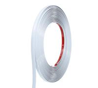 sourcing map Wall Molding Trim, 10mm x 10 m Self Adhesive Molding, Foam Trim Molding for Wall Window Frame Ceiling DIY Decoration, White