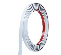 sourcing map Wall Molding Trim, 12mm x 3 Meter Self Adhesive Molding, Foam Trim Molding for Wall Window Frame Ceiling DIY Decoration, White