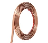 sourcing map Wall Molding Trim, 12mm x 5 m Self Adhesive Molding, Foam Trim Molding for Wall Window Frame Ceiling DIY Decoration, Rose Gold
