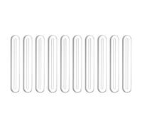 sourcing map Wall Protector from Furniture, Clear Furniture Bumpers Silicone Rubber Wall Bumper Guards Cabinet Door Bumper Adhesive Wall Protector Bumpers, 3.94''L x 0.63''W x 0.2''T, 10 Pcs