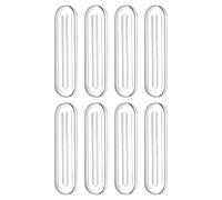 sourcing map Wall Protector from Furniture, Clear Furniture Bumpers Silicone Rubber Wall Bumper Guards Cabinet Door Bumper Adhesive Wall Protector Bumpers, 2.36''L x 0.55''W x 0.2''T, 8 Pcs